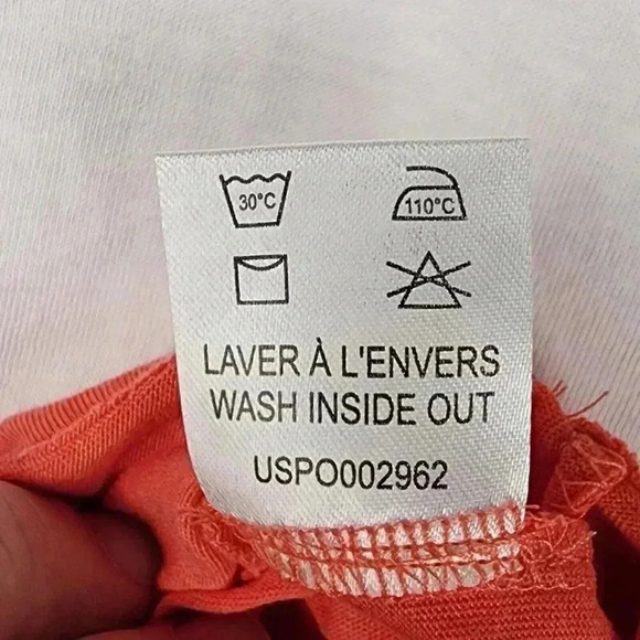 Soul of London Men's Tee Shirt XL Coral White With‎ Blue Pocket - Picture 12 of 16